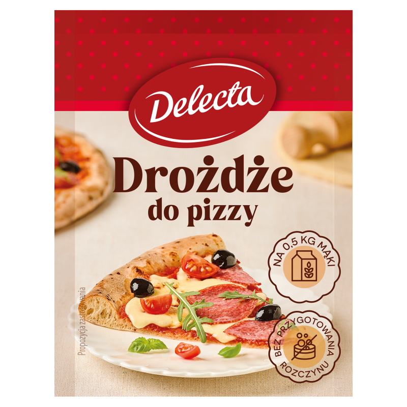 Drożdże do pizzy (na 0,5kg mąki)