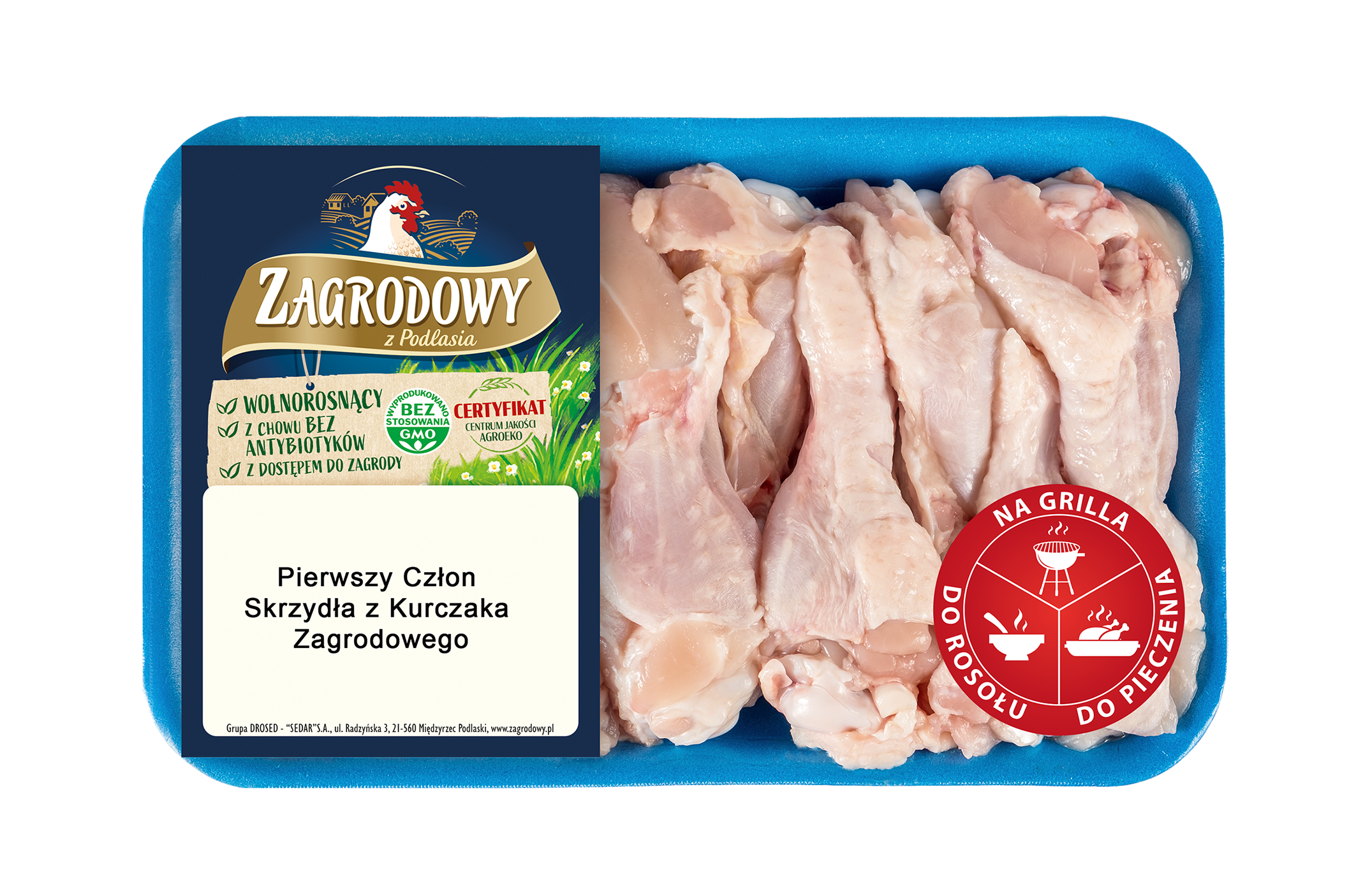 Pierwszy człon skrzydełek z kurczaka zagrodowego(440g-660g)