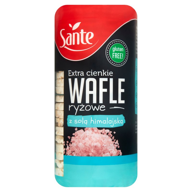 Wafle ryżowe z solą himalajską (bezglutenowe)