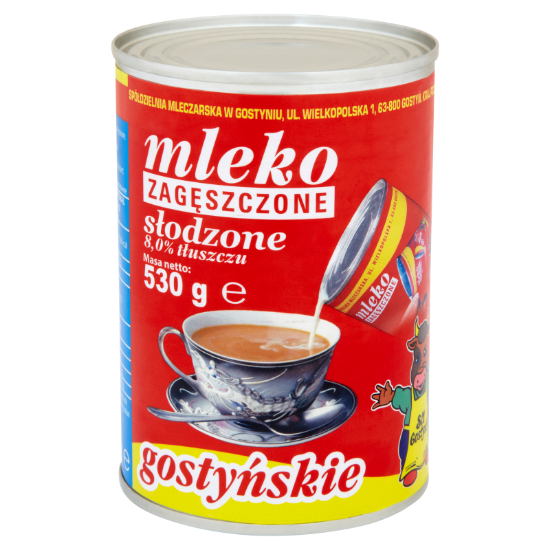 Mleko zagęszczone słodzone w puszce