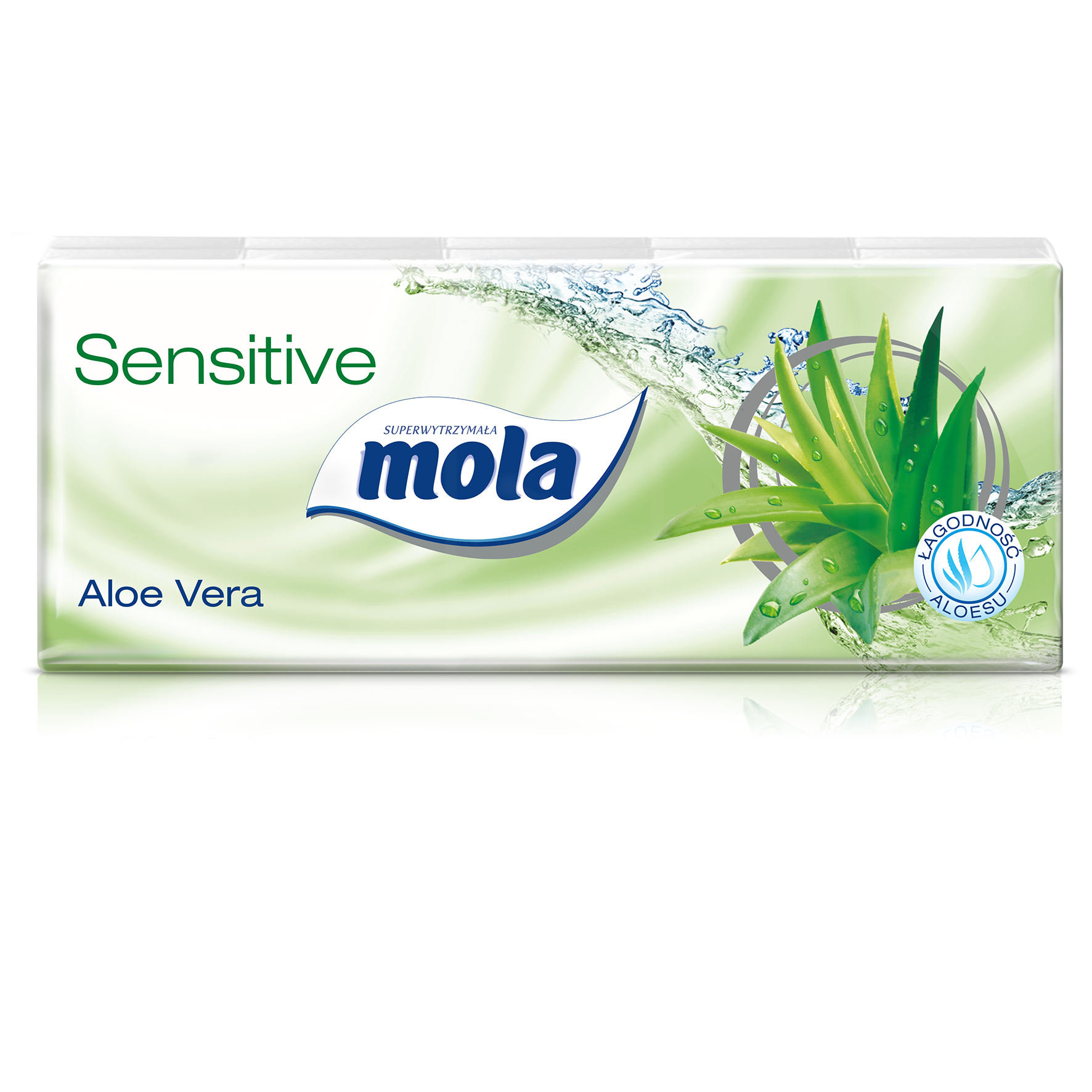 Chusteczki higieniczne Aloe Vera 10x10 szt