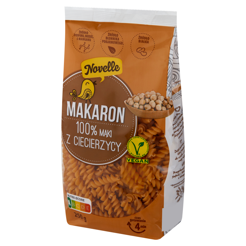 Makaron warzywny (z ciecierzycy) - świderki