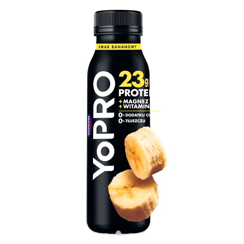 Jogurt pitny o smaku bananowym