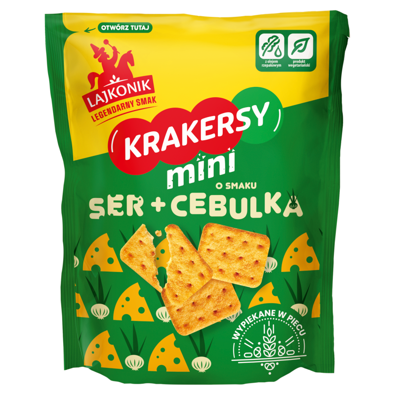 Krakersy Mini Ser i Cebula