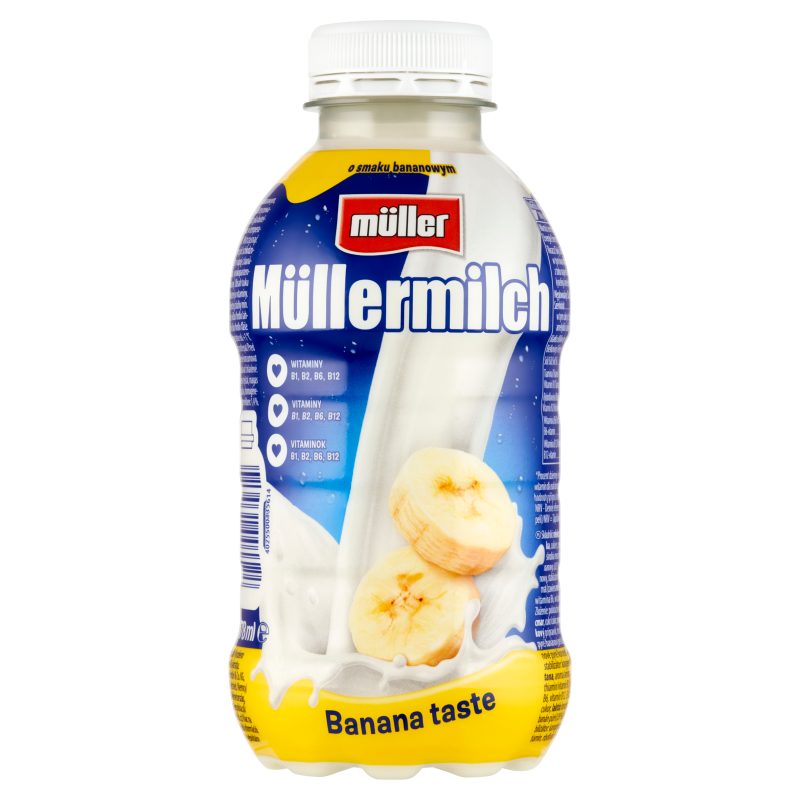 Napój mleczny o smaku bananowym