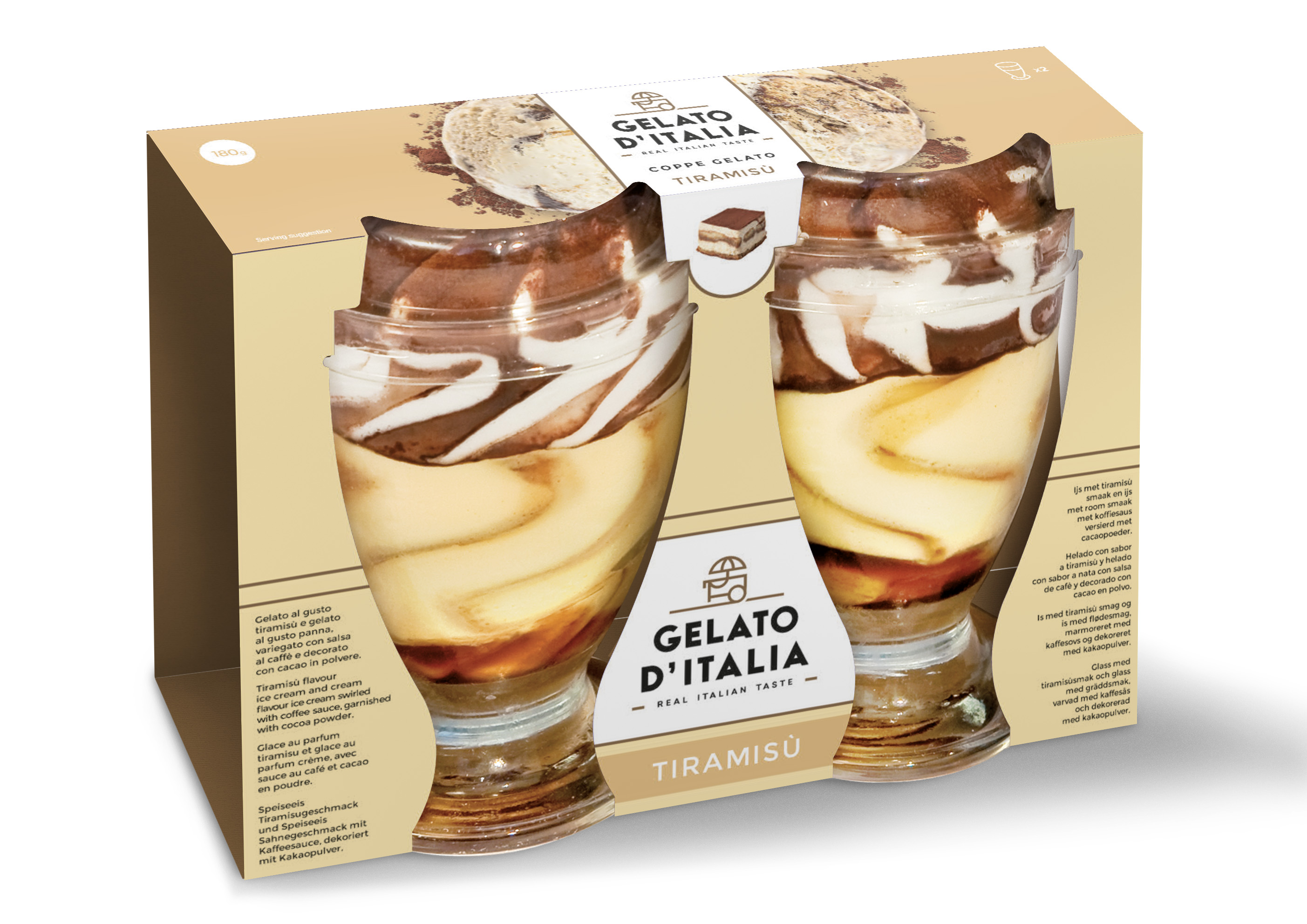 Lody tiramisu 2 szt.