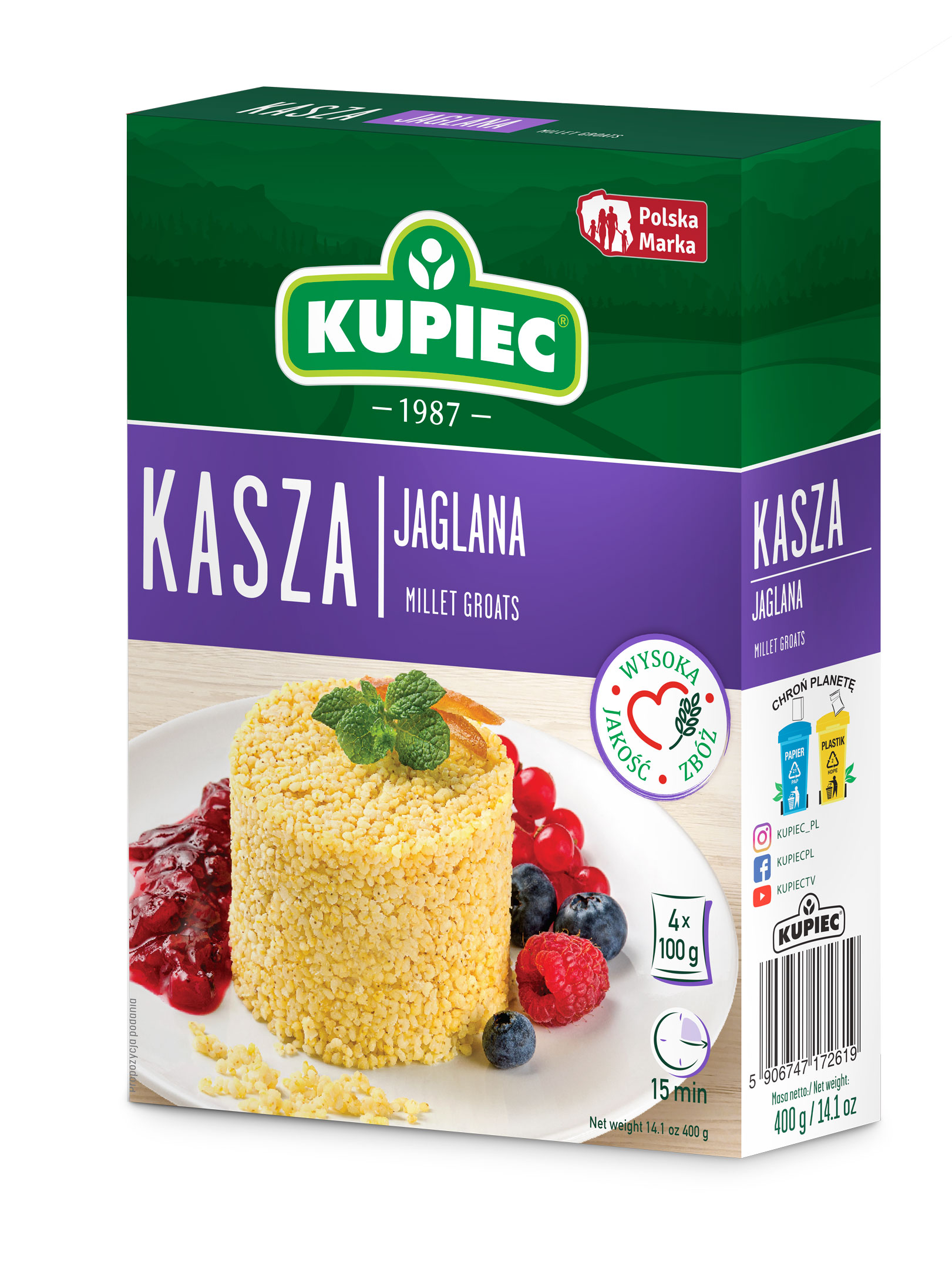 Kasza jaglana (4x100g)