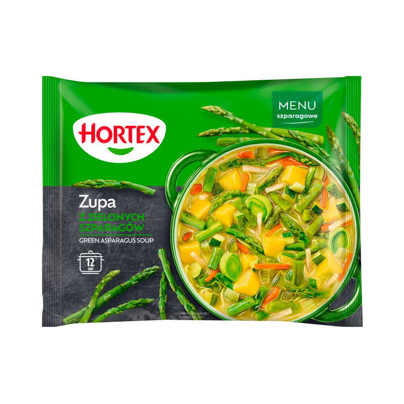 Zupa z zielonych szparagów mrożona