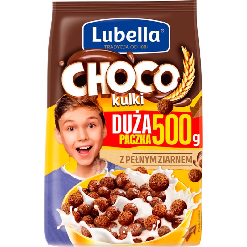 Płatki śniadaniowe czekoladowe Kulki Choco