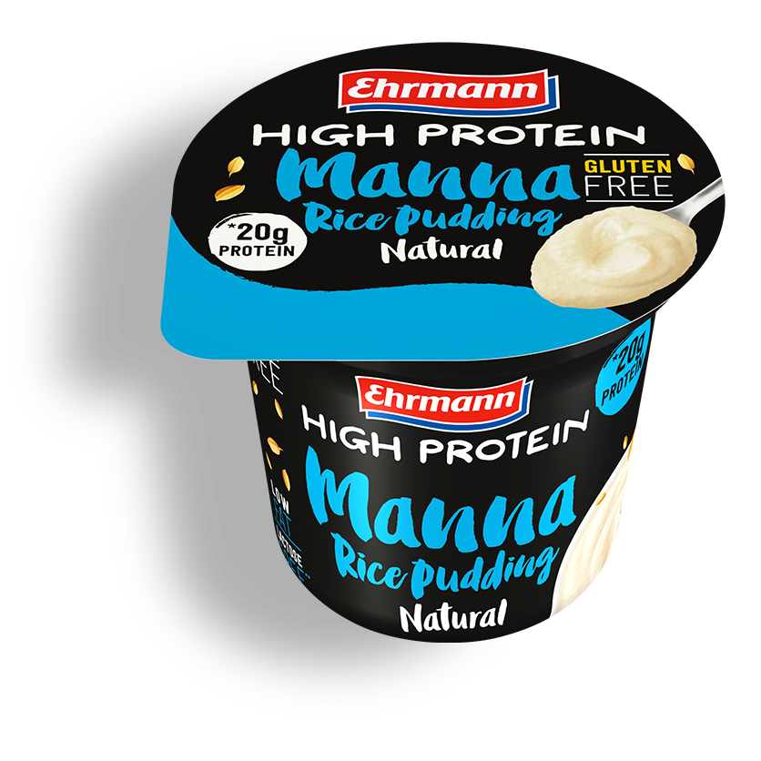 Pudding proteinowy z kaszką ryżową