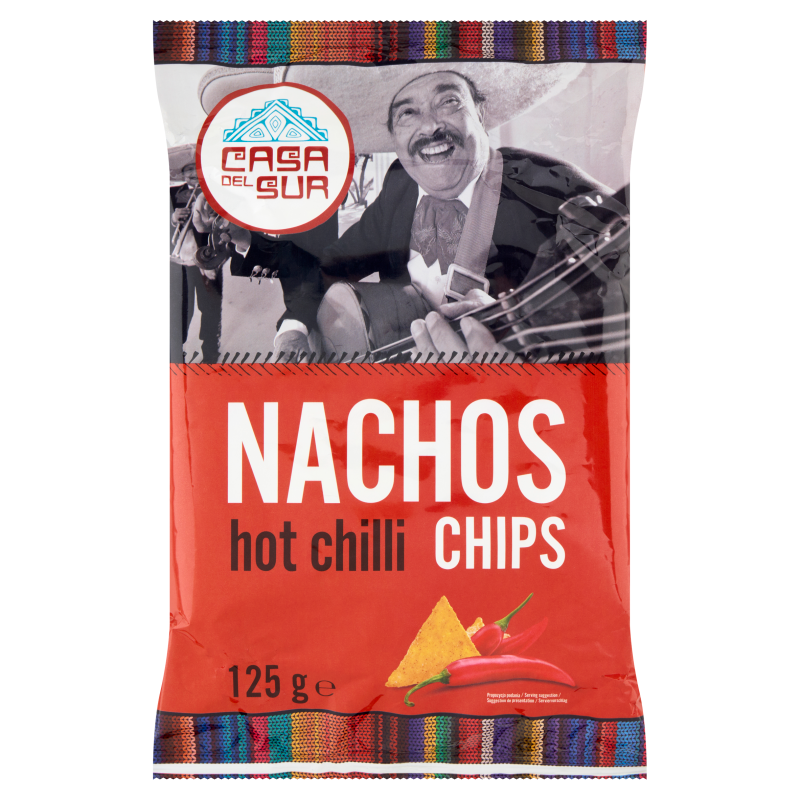 Tortilla Chipsy kukurydziane o smaku chili