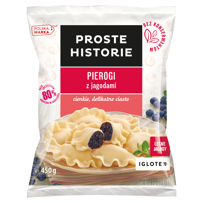 Pierogi z jagodami