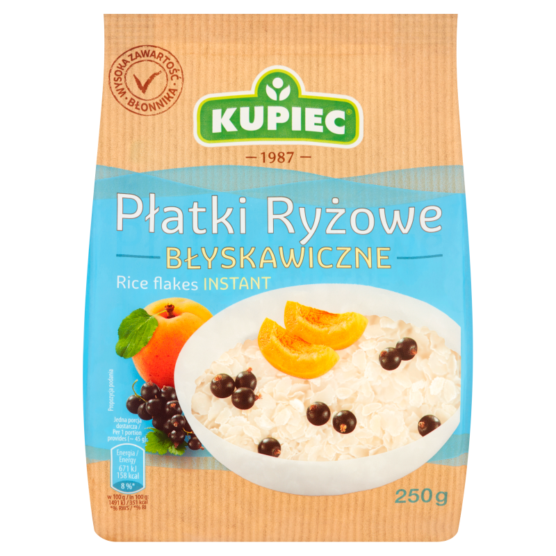 Płatki ryżowe błyskawiczne