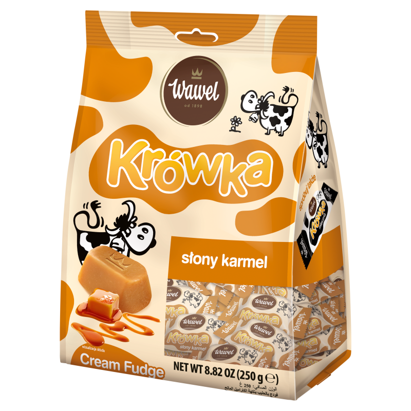 Cukierki Krówka o smaku słonego karmelu