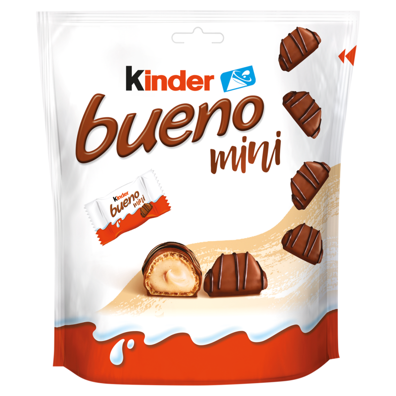 Wafel w mlecznej czekoladzie wypełniony mleczno-orzechowym nadzieniem
