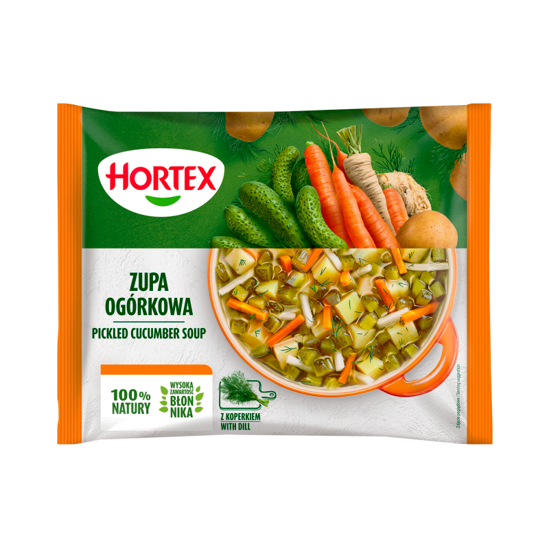 Zupa ogórkowa z koperkiem mrożona