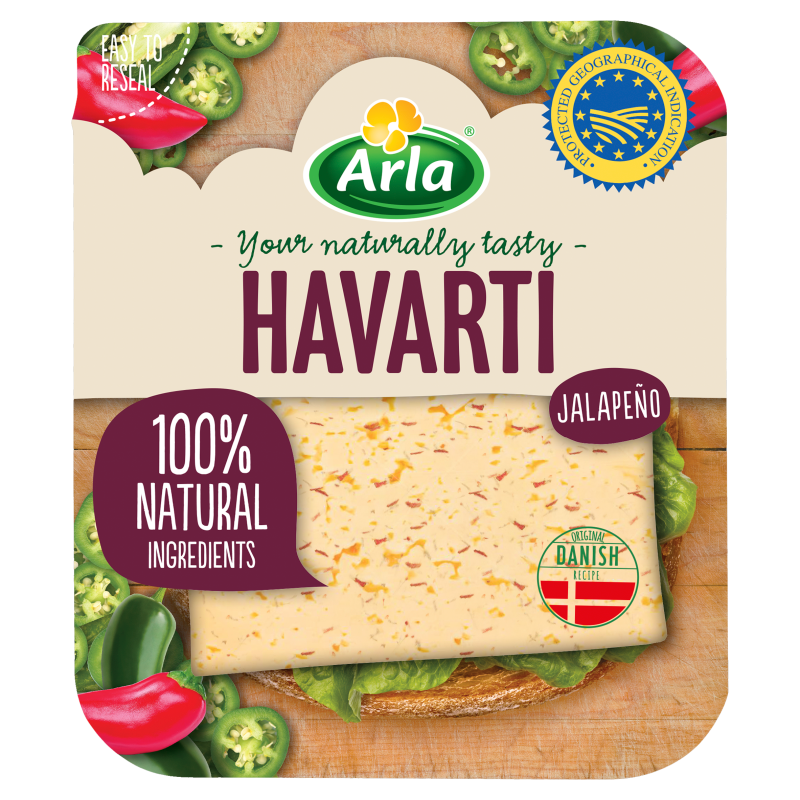 Ser dojrzewający Havarti D.O.P. z jalapenio