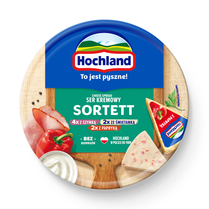 Ser topiony sortett krążek