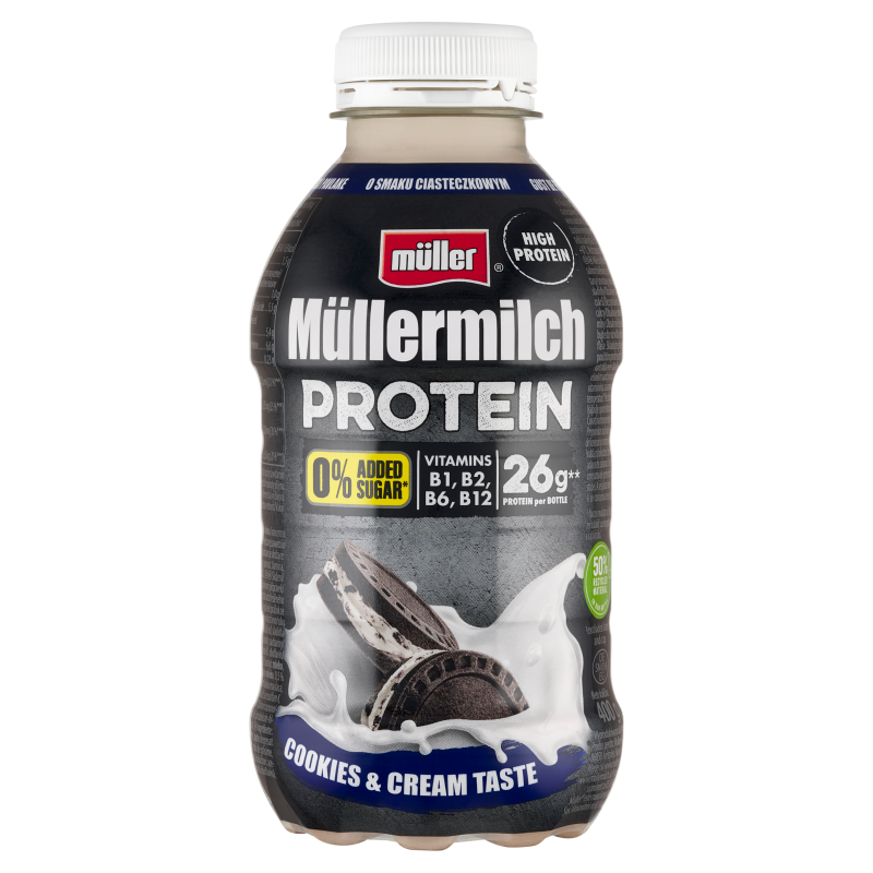 Protein Napój mleczny o smaku ciasteczkowym
