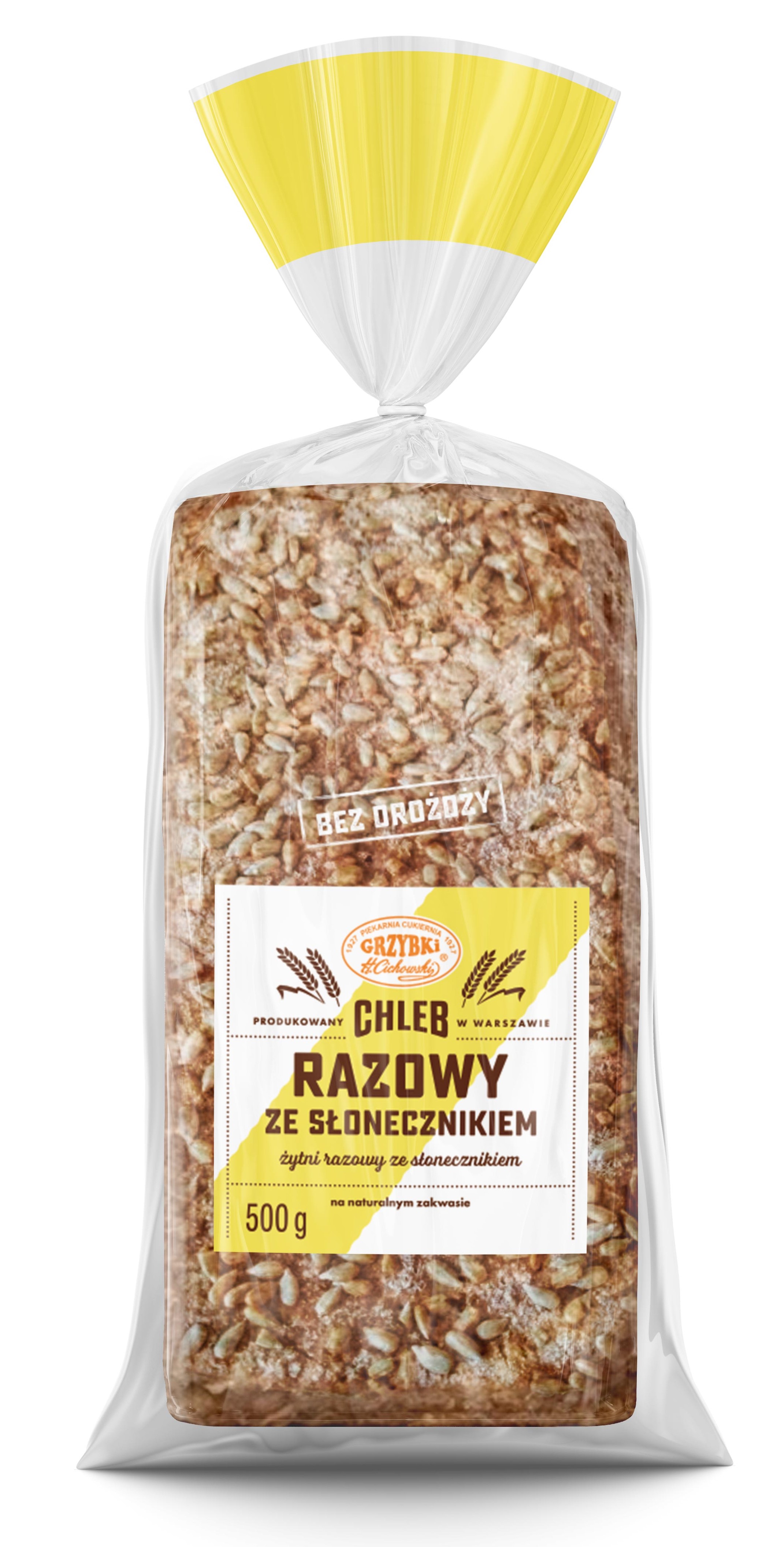 Chleb krojony razowy ze słonecznikiem