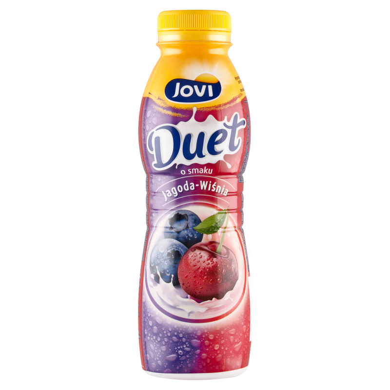 Napój jogurtowy o smaku jagoda-wiśnia