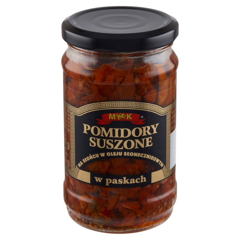 Pomidory suszone w oleju słonecznikowym w paskach