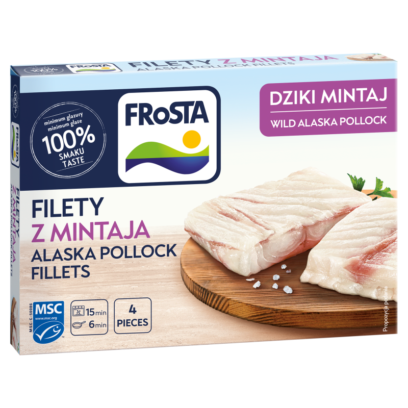Filety z mintaja mrożone