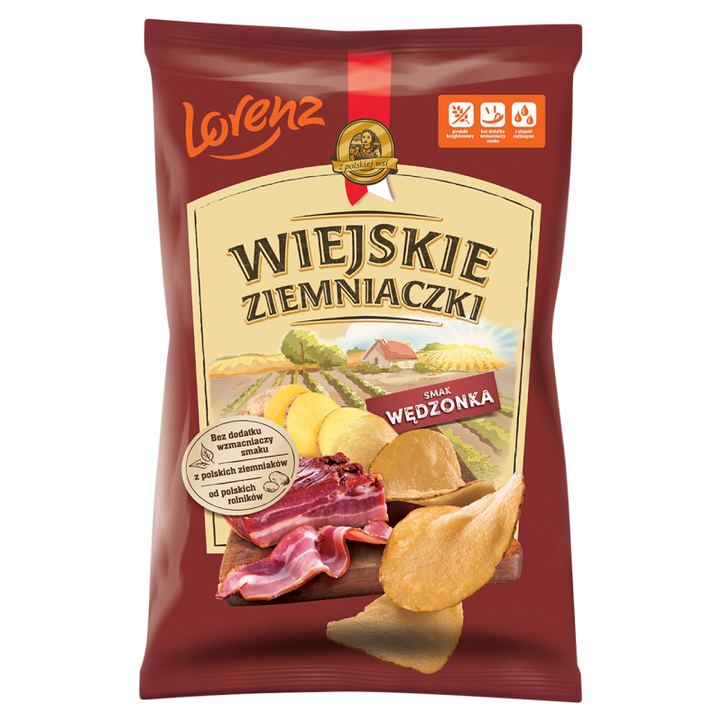 Chipsy ziemniaczane o smaku wędzonki