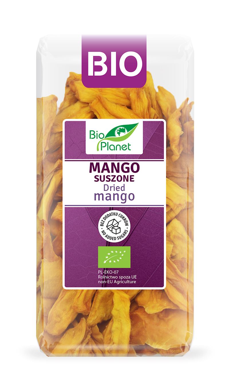 Mango suszone (bez dodatku cukru) BIO