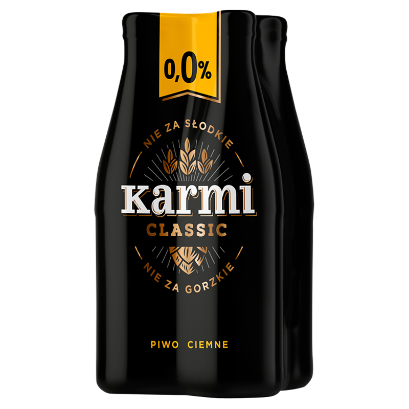Piwo ciemne bezalkoholowe 4x400ml (butelka bezzwrotna)