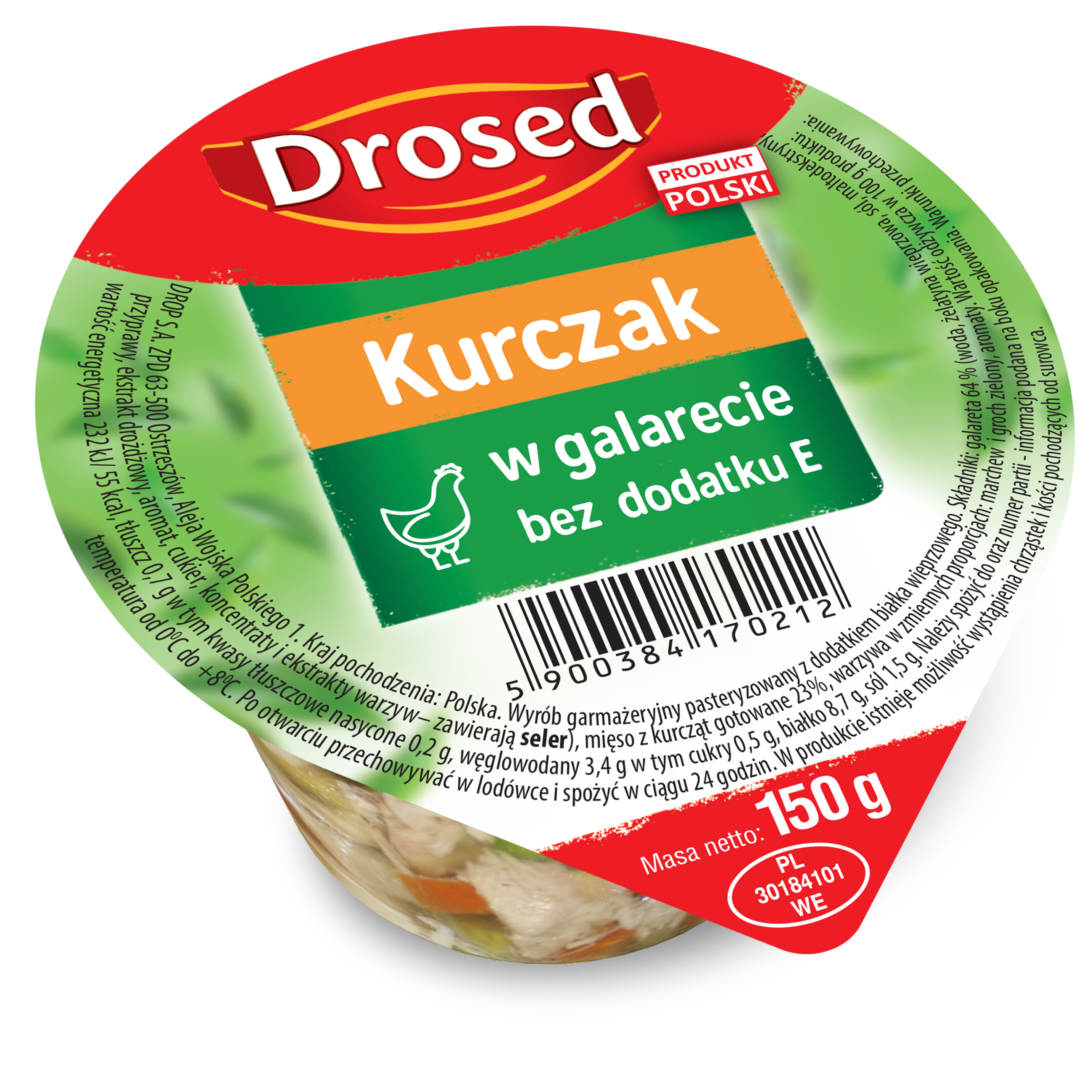 Kurczak w galarecie bez "E"
