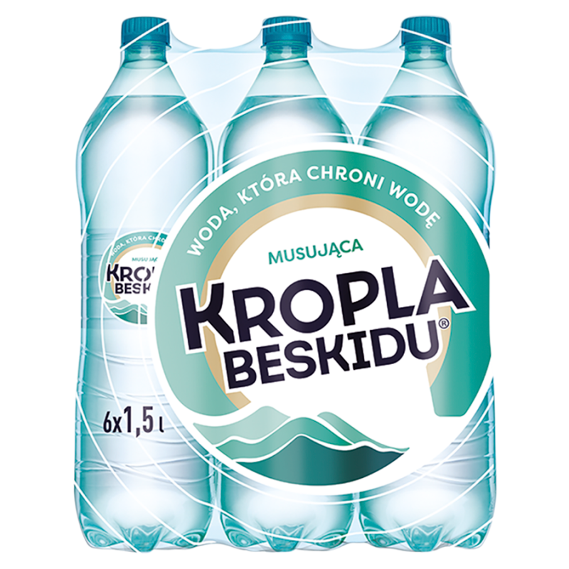 Naturalna woda mineralna musująca