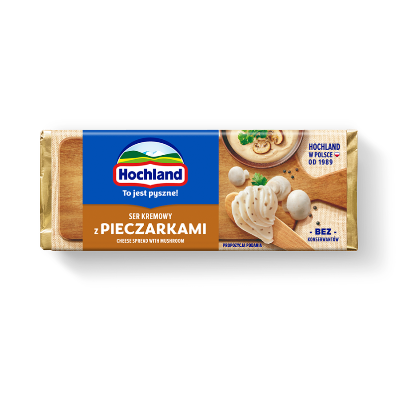 Ser kremowy z pieczarkami (topiony)