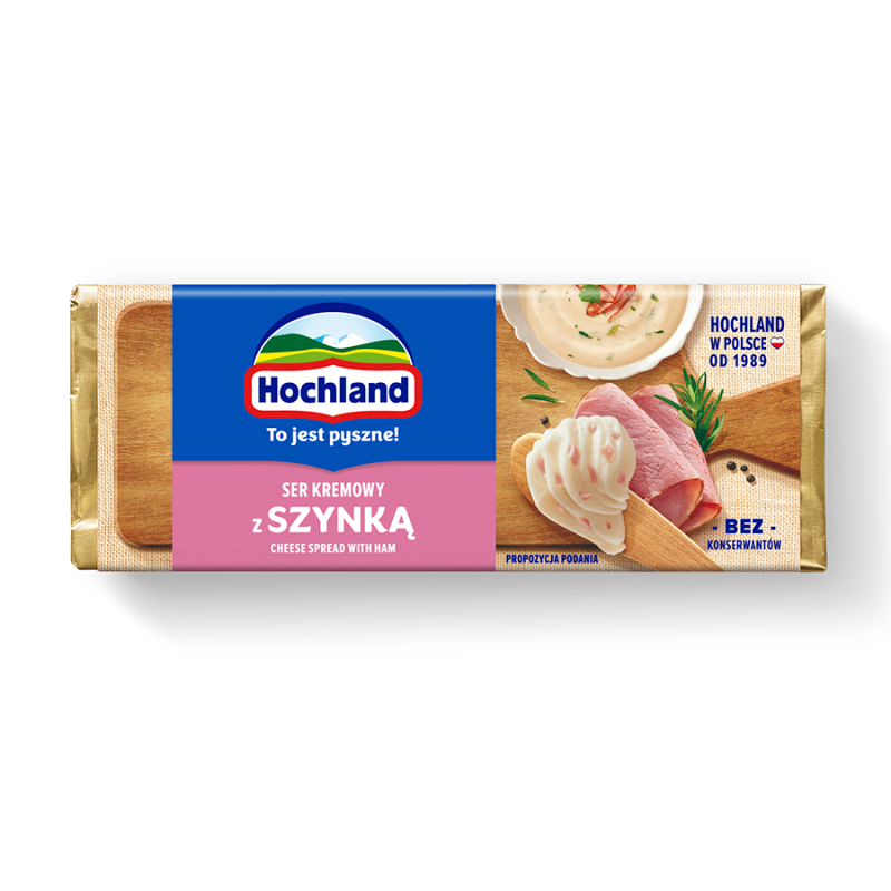 Ser kremowy z szynką (topiony)