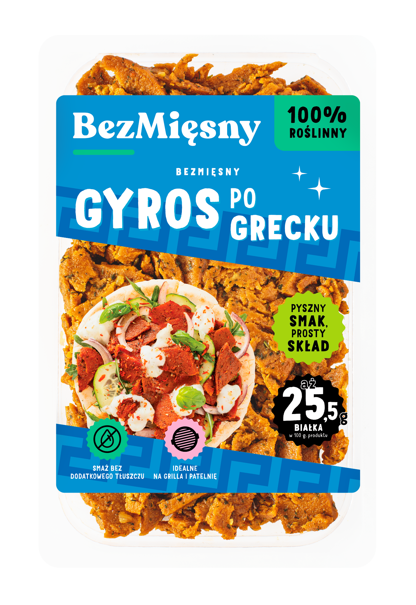 Bezmięsny gyros ziołowo-czosnkowy