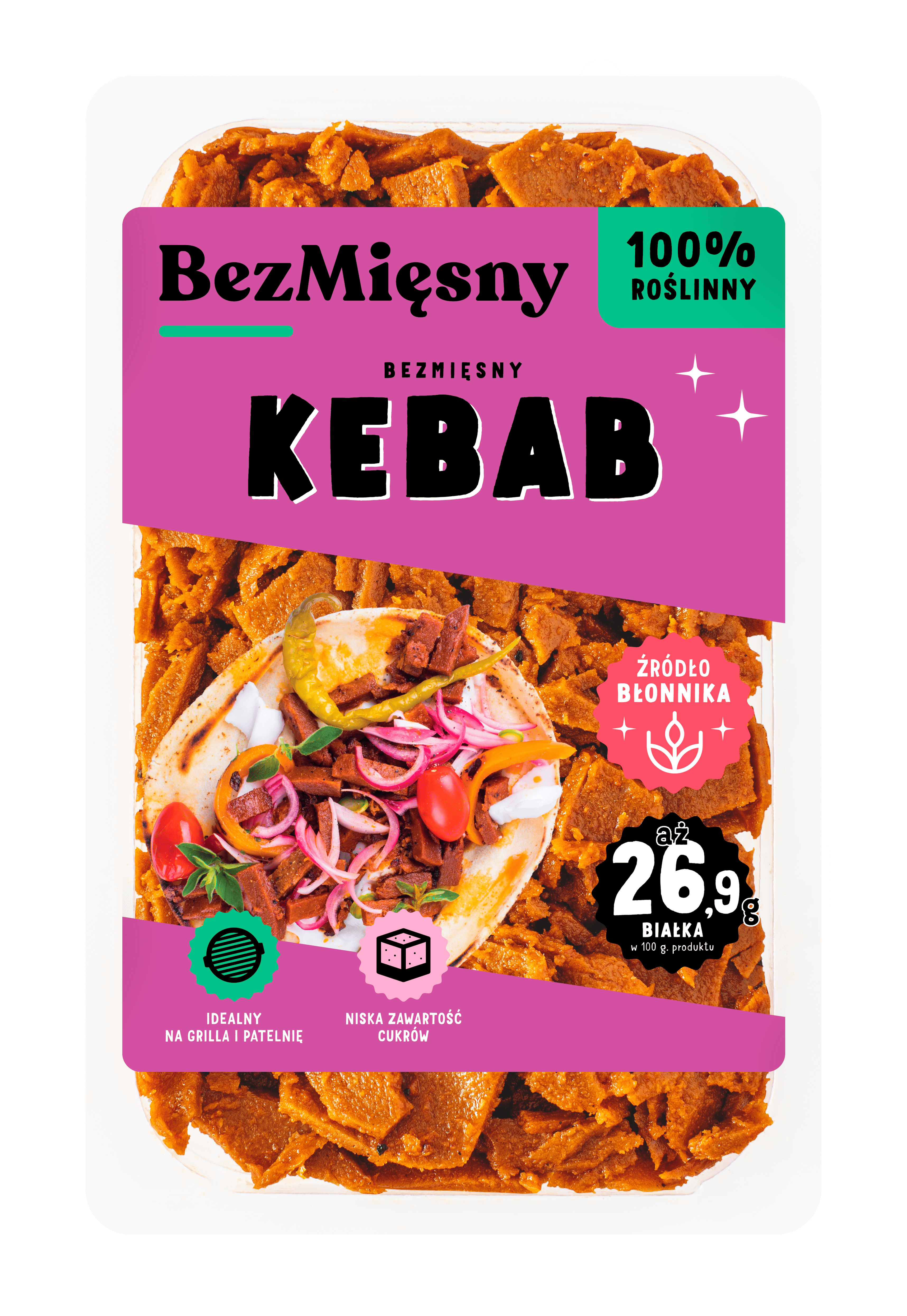 Bezmięsny kebab słodkie chilli