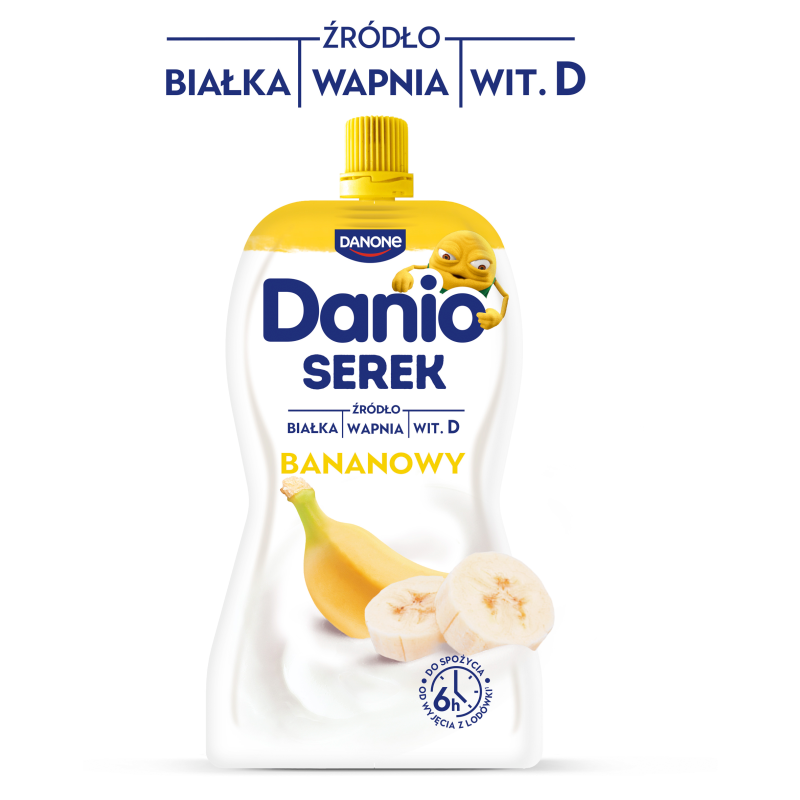 Serek homogenizowany bananowy w saszetce