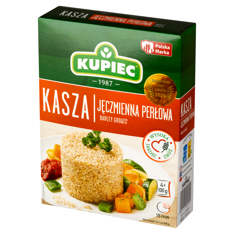 Kasza jęczmienna perłowa (4x100g)