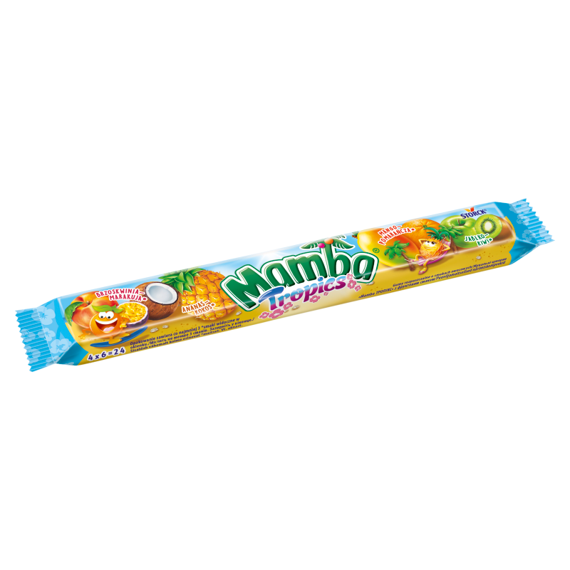 Gumy rozpuszczalne o smakach tropikalnych