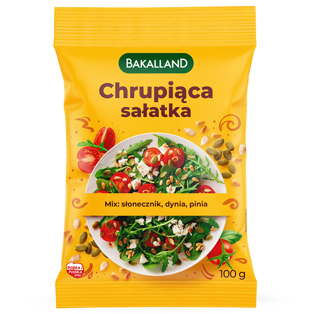 Chrupiąca sałatka - prażony mix (słonecznik, dynia, pinia)