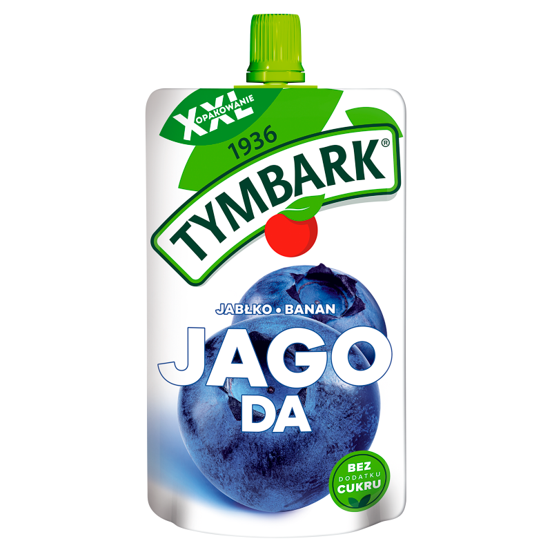 Mus jagodowo-jabłkowo-bananowy XXL (bez dodatku cukru)