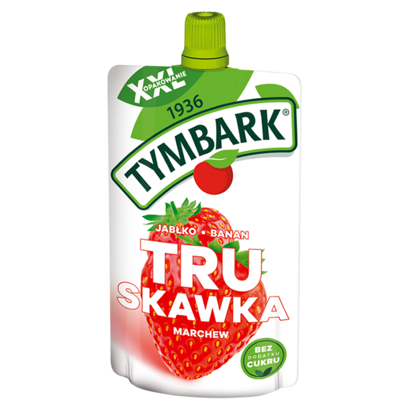 Mus truskawkowo-jabłkowo-bananowo-marchewkowy XXL (bez dodatku cukru)