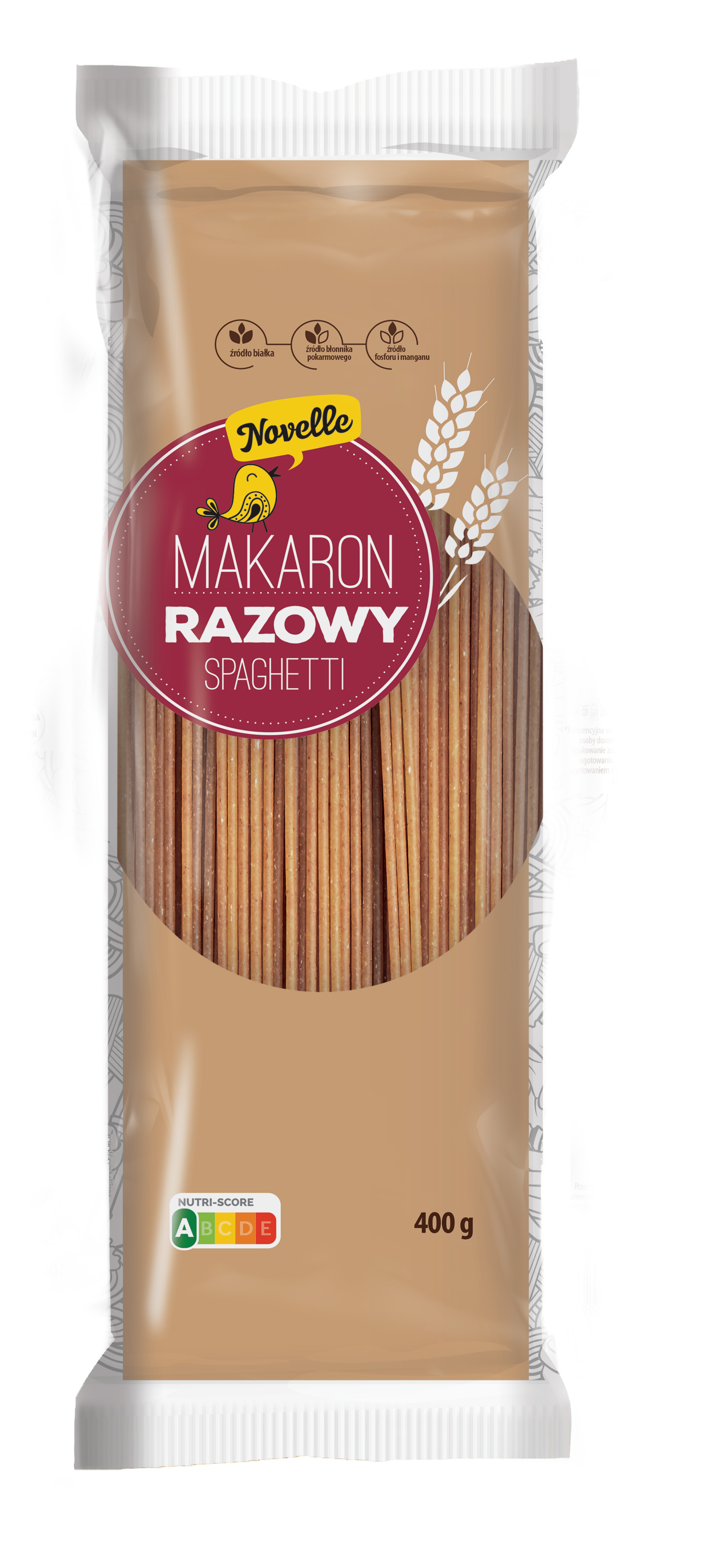 Makaron razowy - spaghetti
