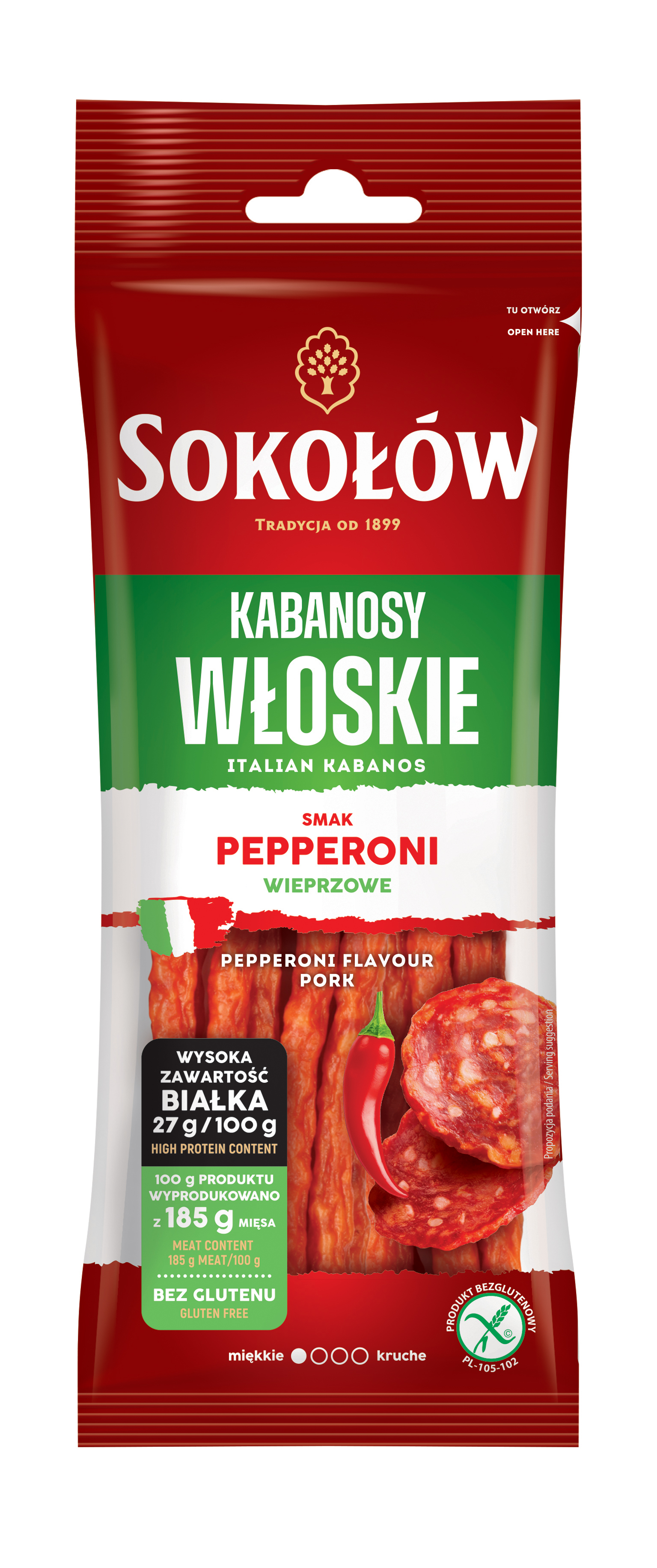 Kabanosy włoskie