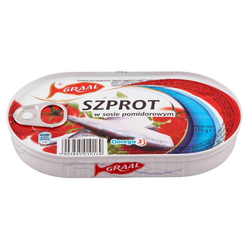 Szprot w sosie pomidorowym