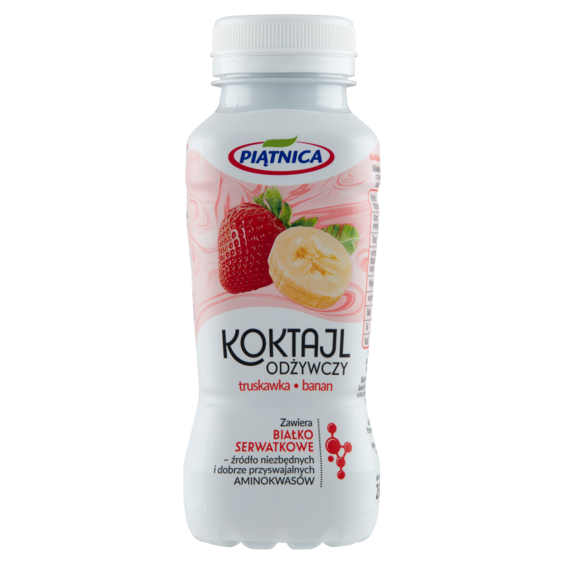 Koktajl odżywczy truskawka banan