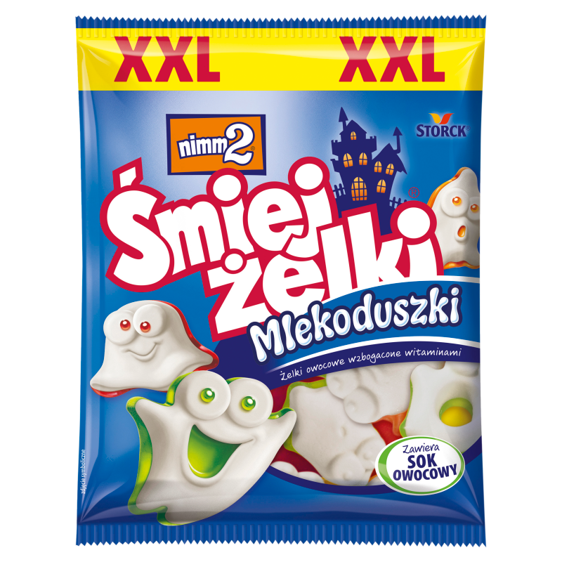 Mlekoduszki Żelki owocowe wzbogacone witaminami XXL