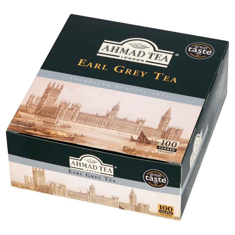 Herbata czarna Earl Grey 100 torebek z zawieszką