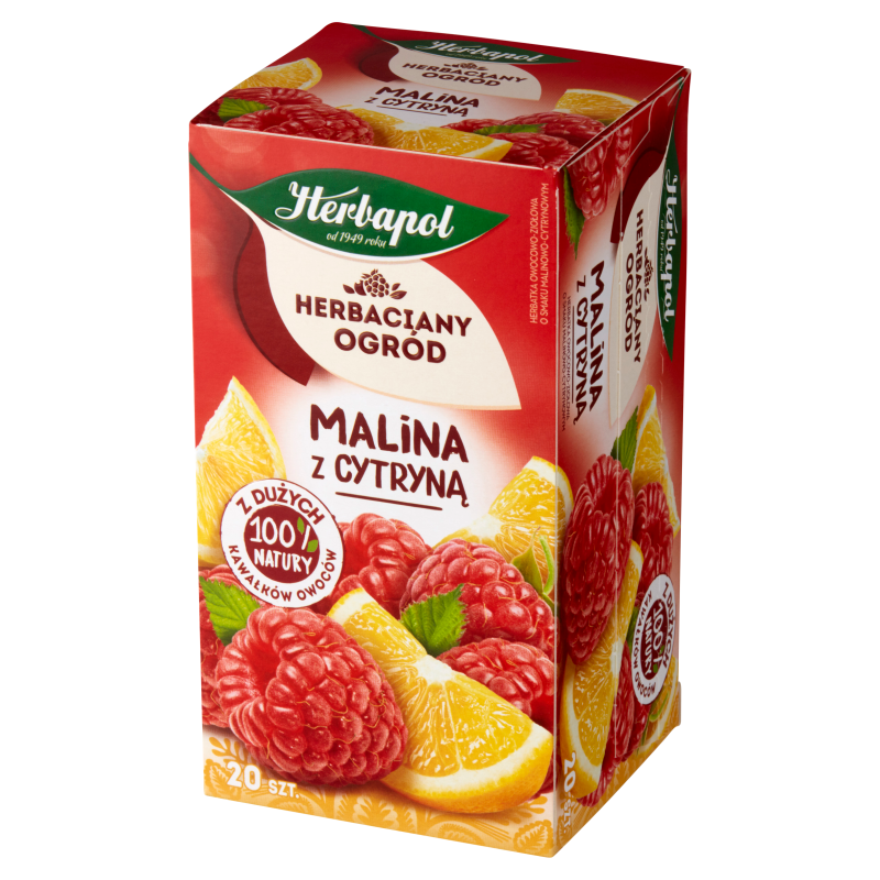 Herbatka owocowo-ziołowa Malina z cytryną 20 torebek