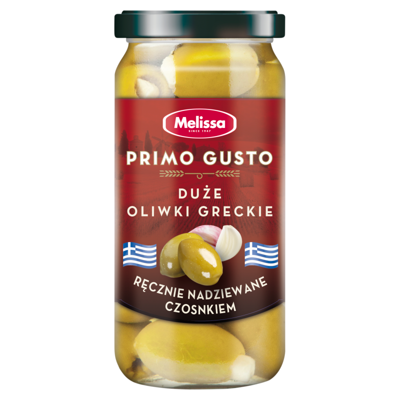 Oliwki zielone nadziewane czosnkiem